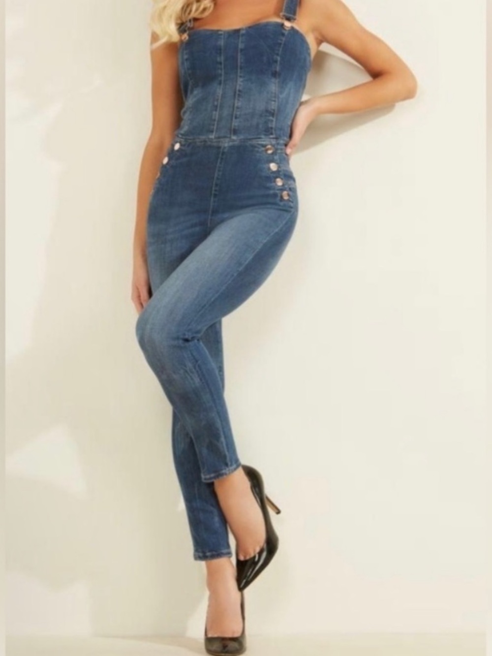 Guess Rosemary Denim Jumpsuit